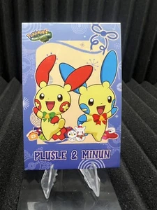 Plusle & Minun - Cracked Ice Holo - Base de datos de tarjetas de Navidad - Pokémon casi nuevo - Imagen 1 de 2
