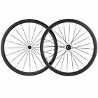700c Carbon Rennrad Räder 38x25mm Clincher/Schlauch/Schlauchlos Fahrrad Radsatz 