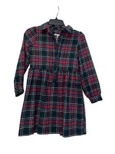 Neu mit Etikett Copper Key Mädchen Langarm 7 Knöpfe kariertes Kleid Gr. Medium elegant formell - Bild 1 von 3