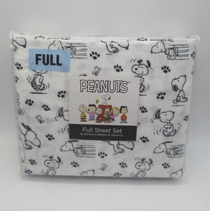 BERKSHIRE PEANUTS SNOOPY E WOODSTOCK STAMPA ZAMPA SET 4 PEZZI FOGLI COMPLETI NUOVO - Foto 1 di 11