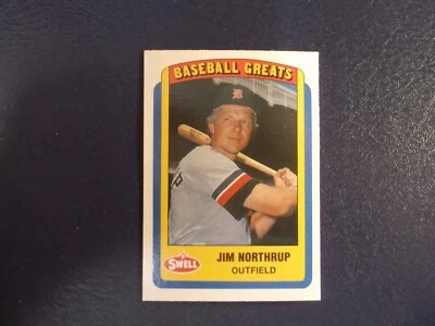 1990 Swell Baseball Greats Jim Northrup Card # 78 - Image 1 of 2