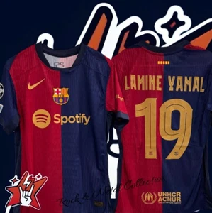 Barcelona Authentic Player Jersey Lamine Yamal Size M Official 24/25 - Picture 1 of 1