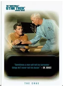 SERIES 40TH ANNIVERSARY QUOTABLE STAR TREK CARD 111 - Foto 1 di 2