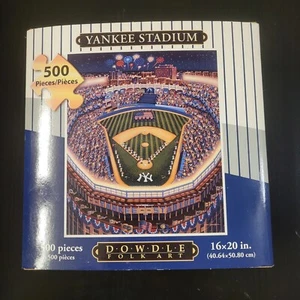 MasterPieces Dowdle Folk Art New York Yankee Stadium 500 Piece Puzzle - Picture 1 of 3