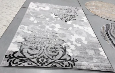 Alfombra de hilo suelto PLATA/MARFIL 6' X 9', precio reducido 1172730632 ADR114B-6 Foto 1 de 4