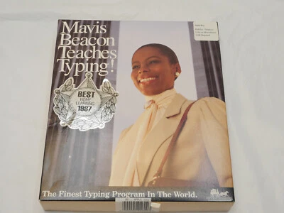 Mavis Beacon Teaches Typing! Apple IIGS 3.5" Floppy Toolworks With Box & Manual - Image 1 of 4