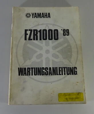 Manual De Taller Yamaha FZR 1000 De 1989 - Imagen 1 de 3