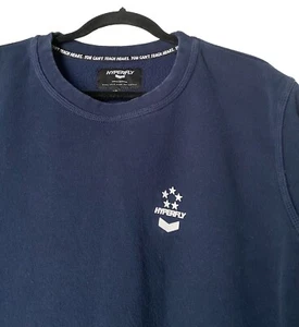Hyperfly Blue Sweatshirt M YCTH You Can't Teach Heart Raised Logo - Picture 1 of 10