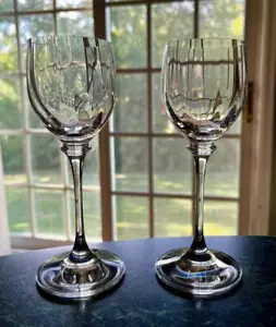 (2) MIKASA STEPHANIE~STEMWARE~CORDIAL GLASSES~GOBLETS~SHERRY~LIQUEUR~6"~EXC COND - Picture 1 of 2