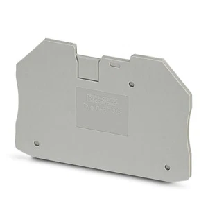 Cubierta de extremo 2 piezas PHOENIX D-RT 3/5 3049097 65x2,2×42,2 mm gris nueva ✦Kd - Imagen 1 de 4