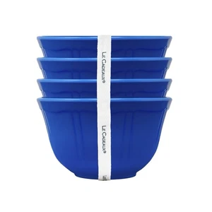 Le Cadeaux Datk Terra Blue Desert Bowl 4-Piece Set 098TDB - Picture 1 of 5