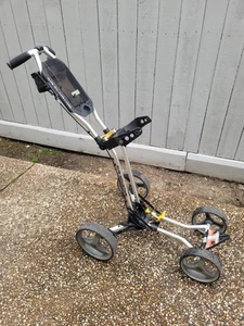 Sun Mountain Micro Cart 4 Wheel Collapsible Golf Push Cart - Picture 1 of 17
