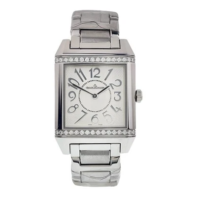 Jaeger LeCoultre Reverso Squadra Stainless Steel Diamond Women's Watch 234.8.47 - Image 1 of 4