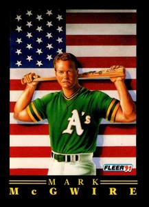 1991 Fleer #4 Mark McGwire - Bild 1 von 2