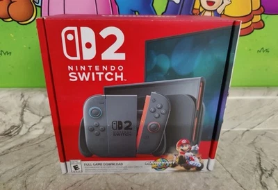 Nintendo Switch 2 Console Mario Kart World Bundle Brand New In Hand Ships Fast  - Image 1 of 4