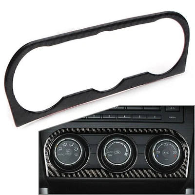 Carbon Fiber Central Console AC Switch Panel Trim For Subaru Forester 2013-2018 - Imagem 1 de 4