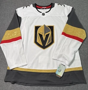 VEGAS GOLDEN KNIGHTS Men's Adidas NHL Authentic White Jersey CR4366 Size 56 XXL - Picture 1 of 13