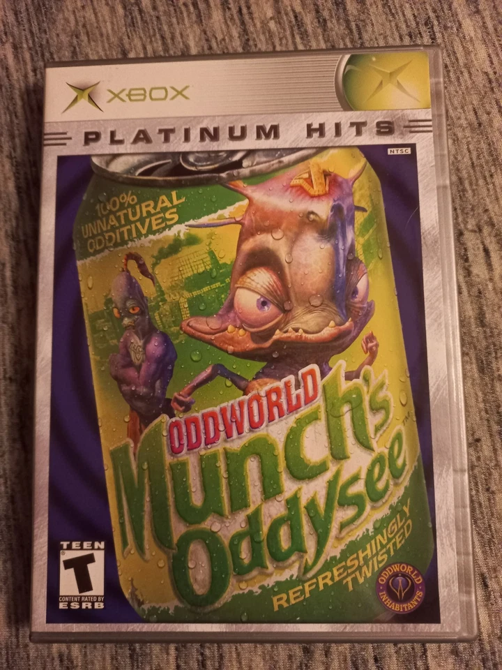 Oddworld: Munch's Oddysee Platinum Hits (Microsoft Xbox, 2001) - Image 1 of 1
