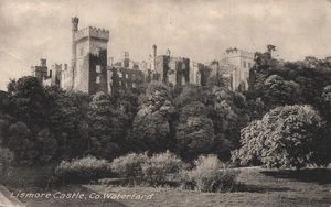 Lismore Castle Waterford Ireland Postcard 1956 Stamp Removed - Picture 1 of 2
