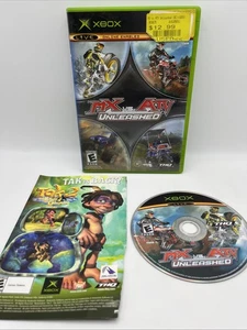 MX vs. ATV Unleashed (Microsoft Xbox, 2005) CIB completo di scatola con manuale - Foto 1 di 8