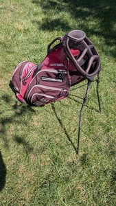 Ping Golf Latitude Stand Carry Golf Bag Red 6-Way Dual Strap, No Rain Cover - Picture 1 of 10