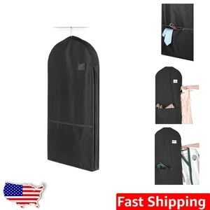 Portable Black Zippered Garment Bag: Protective Carrying Solution for Outings - Picture 1 of 7