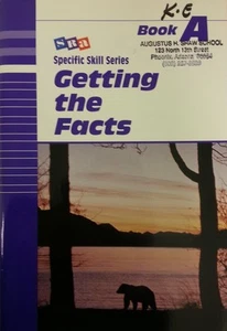 SRA Specific Skills Series, Getting the Facts Book A - Picture 1 of 2