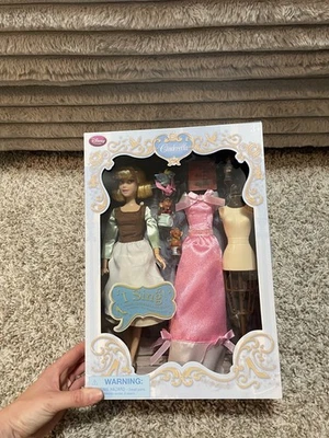 Disney Store Cinderella Deluxe Classic Singing Doll w Accessories Opening Cover - Image 1 of 4