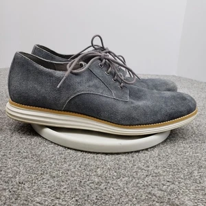 Zapatos Cole Haan Originales Grand Gris Gamuza Oxford C29677 Para Hombre Talla 12M - Imagen 1 de 15