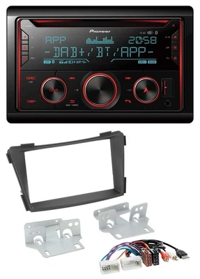 Pioneer 2DIN DAB MP3 Bluetooth USB CD Autoradio für Hyundai i40 ab 2011 VF schwa - Bild 1 von 4