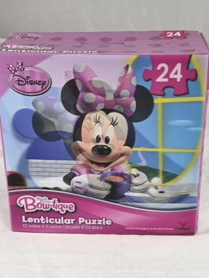 LENTICULAR PUZZLE MINNIE MOUSE 24 PIECES New In Box. 3 Dimensional  - Image 1 of 4