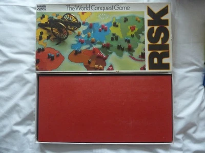 Vintage Risk Board Game Parker The World Conquest Strategy Game 1980s Complete - Image 1 of 2