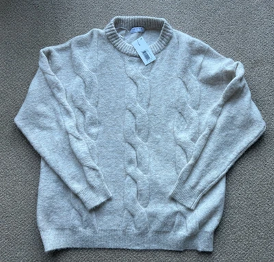 Jersey tejido con cable suave crema talla L Papaya Matalan nuevo Foto 1 de 4