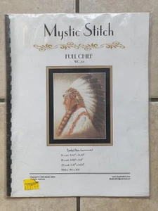 Vintage Mystic Stitch 'Full Chief' WC-39 Cross Stitch Pattern Booklet - Picture 1 of 3