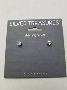 STERLINGSILBER OHRSTECKER KREISFÖRMIG ZIRKONIA 058 7958 0018 26 $ - Bild 1 von 4