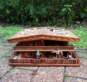 Unikat - altes Holz Modellhaus / Almhütte innen Schmuckschatulle / Fürstenstein - Picture 1 of 16