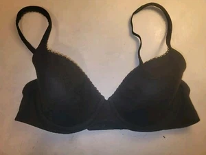 Victoria's Secret Body by Victoria Black Lined Demi Underwire Bra Size 34C - Picture 1 of 9