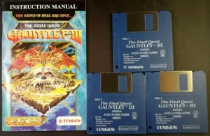 Gauntlet III - The Final Quest - Amiga (1991) - Disks & Manual - Picture 1 of 2