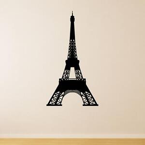 Eiffel Tower Paris Wall Sticker Decal Transfer France French Matt Vinyl UK