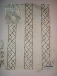 Kravet, Latticely, Remnant, Bamboo Lattice, 25.50" W X 35.50" L, Color Pewter - Picture 1 of 3