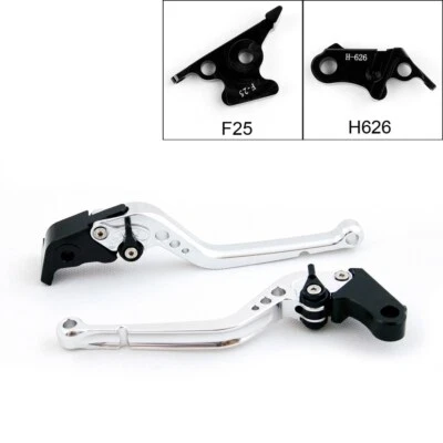 Long Brake Clutch Levers For Honda CBR500R 2013-2014 Silver #3 Foto 1 de 4
