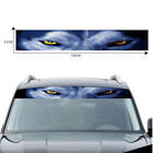 Car Front Window Windshield 3D Sunshade Decor Sticker Wolf Eye Vinyl Graphics