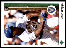 1989 Upper Deck Glenn Braggs Milwaukee Brewers #504