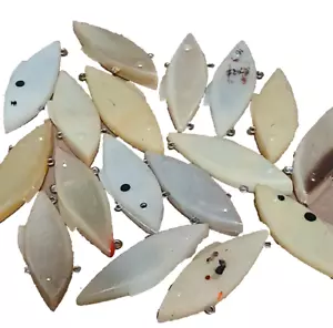 LOT OF 10 FISHING LURE CRANKBAIT BILL LEWIS RAT-L-TRAP 1/4OZ 2.5" mixed whites - Picture 1 of 5