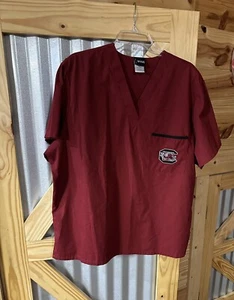 Scrub Dudz Men’s Large, USC Gamecocks Scrubs Top. Size Large. - Picture 1 of 4