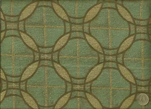 Designtex Soothe Big Sur Contemporary Modern Aqua and Tan Upholstery Fabric - Bild 1 von 2