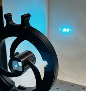 Wollaston Polarisator Prisma 2 Grad Trennung polarisierte Strahlen 1" Durchmesser - Bild 1 von 14