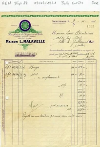 Dépt 82 - Septfonds - Belle Entête d'une Chapellerie du 09/04/1931 - Bild 1 von 1