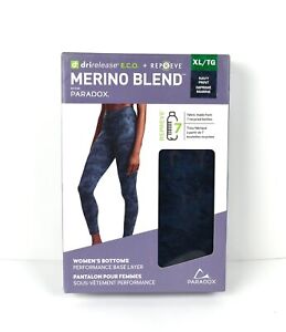 Paradox Womens Merino Blend Drirelease Performance Base Layer Bottom/Pants