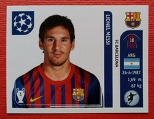 PANINI CHAMPIONS LEAGUE 2011/12 - sticker n.496 LIONEL MESSI (BARCELONA) new